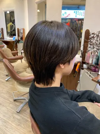 ミディアム メンズ カット特化型 美容師/栗本のヘアスタイル