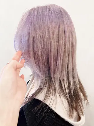 セミロング 💖透明感カラー HAYATO💖のヘアスタイル