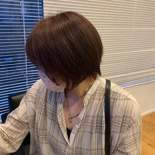 ショート 藤原 智恵のヘアスタイル