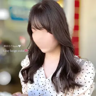 ロング カラー 🥣 hashi 🛋️のヘアスタイル