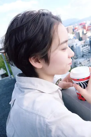 ショート カラー Fuuu《フゥ》所属・シノザキ シンゴのヘアスタイル