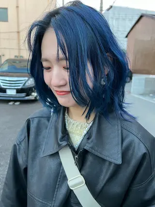 ミディアム カラー TAKE💫 ボブ.レイヤーのヘアスタイル