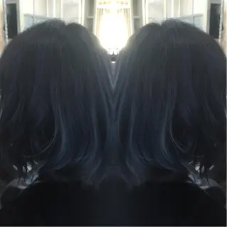 ミディアム カラー 髪質改善特化サロン ICONIQ天神店のヘアスタイル