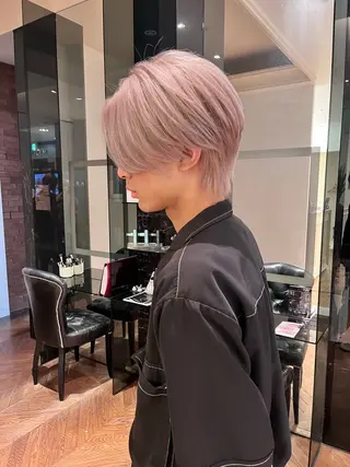 ショート カラー メンズ niko RINKAのヘアスタイル