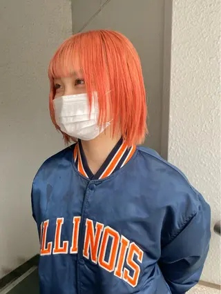 ミディアム カラー yiye 青山所属・無料カットモデル募集 🌱ひょうがのヘアスタイル