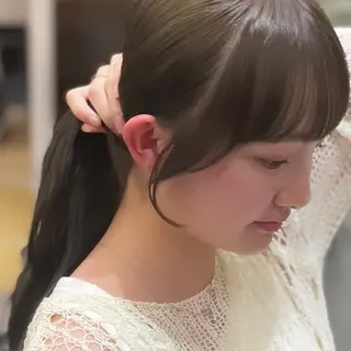 ロング カラー Rui/透明感カラー 暖色/レイヤーカットのヘアスタイル