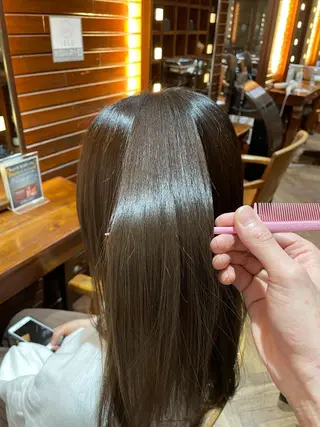 ミディアム stylist YUTOのヘアスタイル