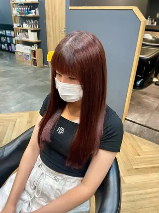 ロング 韓国ヘア/レイヤー 🇰🇷/艶髪/長橋のヘアスタイル