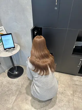 ロング カラー ヘアアレンジ ♡透明感カラー♡ NAOKIのヘアスタイル