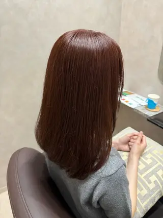 ミディアム ハイライト×レイヤー 🖤木津谷のヘアスタイル