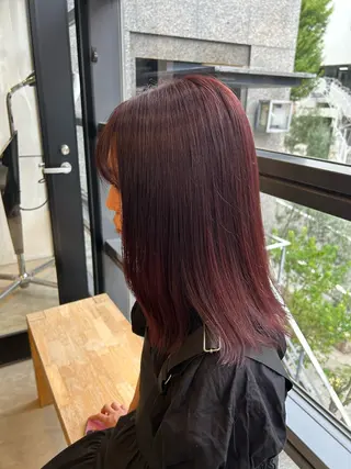 ミディアム 馬場 菜乃夏のヘアスタイル