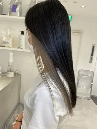 カラー kumon ayu ブリーチ/ハイトーンのヘアスタイル