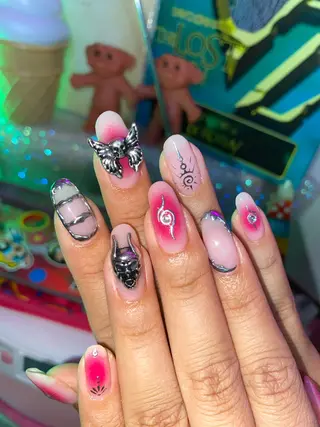 ネイル 福の爪 🍒福山千晴のネイルデザイン