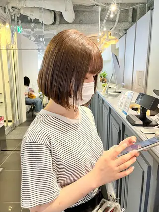 ショート カラー ショート/パーマ/ カラー/FUKOのヘアスタイル