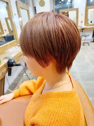 ショート カラー newline銀座所属・銀座ショート/ 大人ショート/金子涼のヘアスタイル