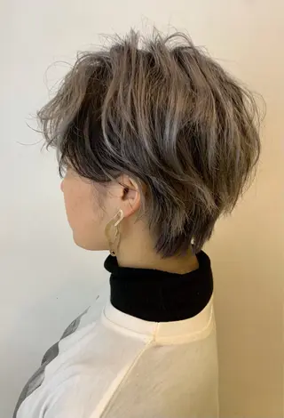 ショート wixy mimi所属・ボブ/透明感カラー 🌿栄🌿kouneのヘアスタイル