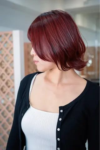 ミディアム カラー 川間 将彦のヘアスタイル