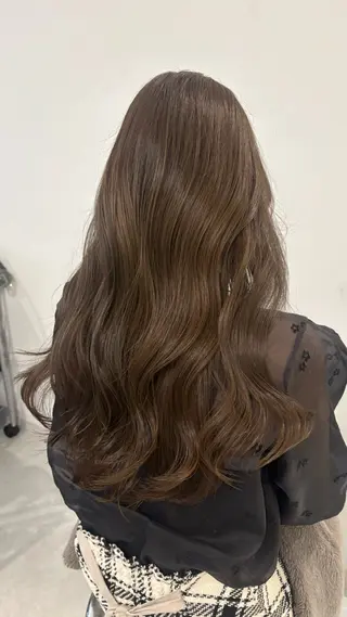 ロング カラー 小顔レイヤー×抜け感 hair／正源のヘアスタイル