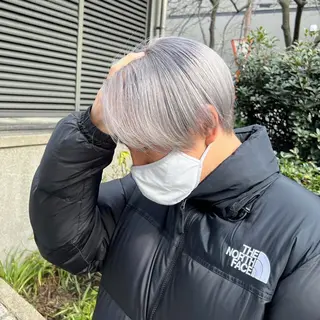 カラー パーマ メンズ Selene hair 難波店のヘアスタイル