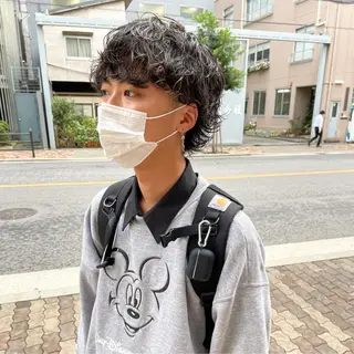 ショート メンズ特化美容師 ハスイルイのヘアスタイル