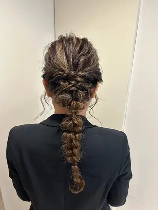 ヘアアレンジ 🦋Misaki🦋 メンズパーマ/着付けのヘアスタイル