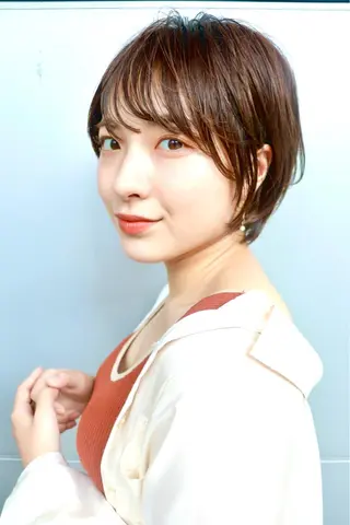 ショート カラー LucksiMie 銀座店所属・【韓国　レイヤー 髪質改善✨】かずのヘアスタイル