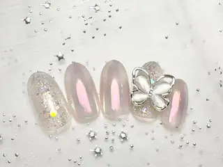 ネイル ネイルPetit Ribbonのネイルデザイン