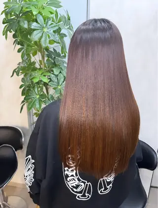 ロング XYZ所属・縮毛矯正/髪質改善 韓国風/MIKIYAのヘアスタイル