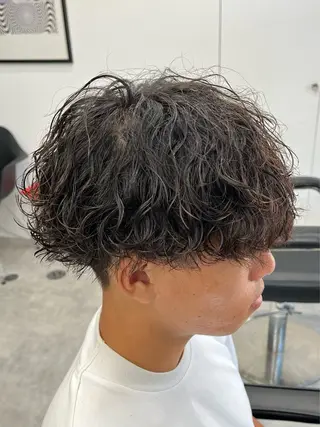 ショート パーマ メンズ 新潟メンズパーマ 新潟駅/小田拓実のヘアスタイル