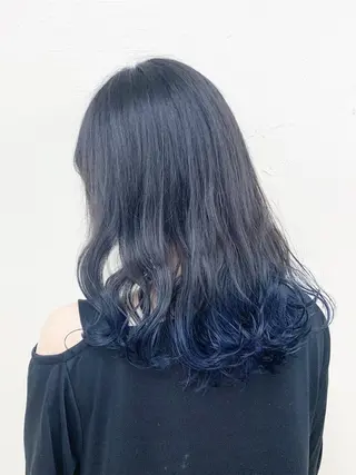 セミロング カラー SALOWIN 札幌大通り店所属・🏆ウルフ/レイヤー 指名No.1山口圭佑のヘアスタイル