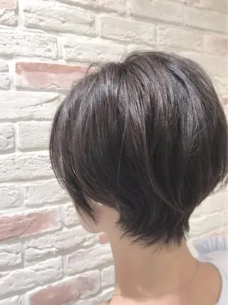 ショート カラー チダアキフミ Ash大森のヘアスタイル