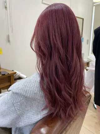 ロング カラー 原田 桜花のヘアスタイル