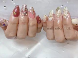 セミロング nail salon +A所属・Nail Salon +Aのネイルデザイン