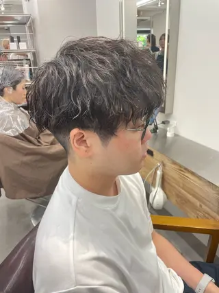 ショート カラー パーマ ヘアアレンジ メンズ 🔥メンズ特化🔥 木村 祐太のヘアスタイル