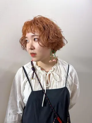 ショート カラー 桒村 沙綾のヘアスタイル