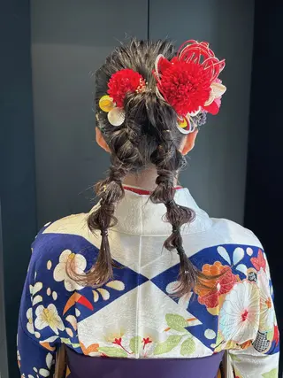 ヘアアレンジ 耳つぼ屋さん ‎🤍りりのヘアスタイル