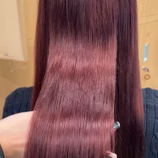 ロング 🥀暖色/エクステ/ ヘアメ/横浜/かなこのヘアスタイル