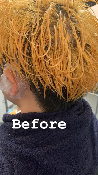 ショート 艶髪color💎髪 質改善ストレート大吉のヘアスタイル