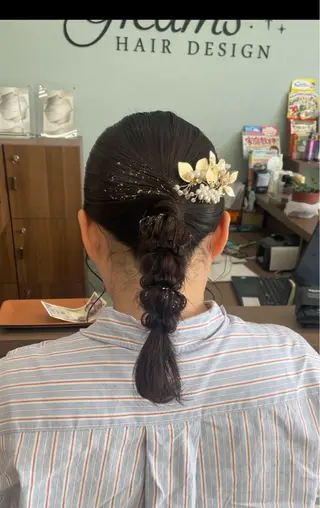 ミディアム シミズ カエデ🍁のヘアスタイル