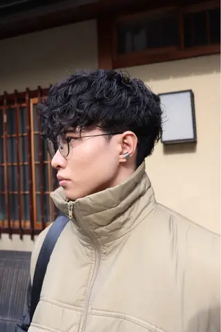 パーマ メンズ 似合わせカット /パーマ岡本淳平のヘアスタイル