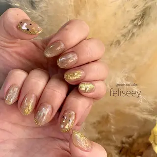ショート ネイル feliseey 〘フェリシー 〙のネイルデザイン