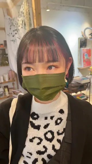 ショート ayumi🦖/ ブリーチカラーのヘアスタイル