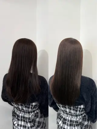ロング ひろし/髪質改善/ 縮毛矯正/上品✨のヘアスタイル