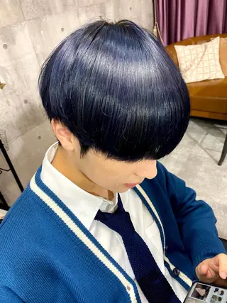 ショート カラー メンズ SHURI❤️‍🔥 中/韓mix ♡のヘアスタイル