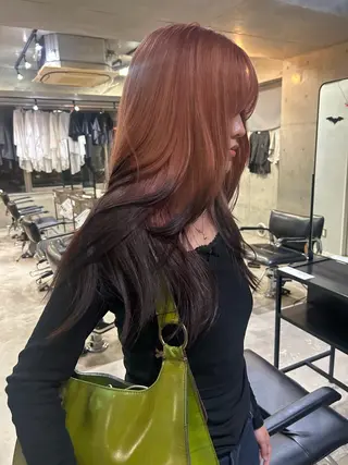 ロング カラー レイヤーカット/ルー ツカラー/EMIRIのヘアスタイル