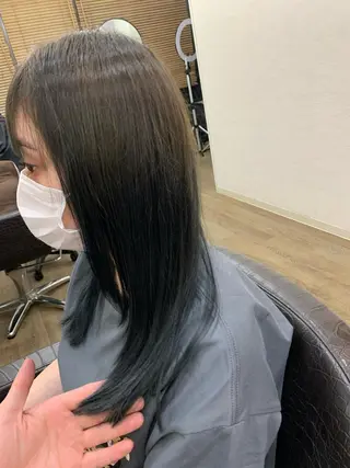 ロング カラー チバ ヒロトのヘアスタイル