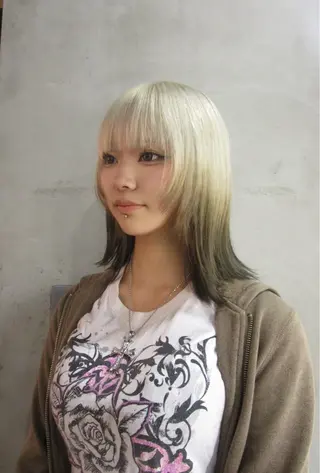 ミディアム hairdesign collet ginza所属・🌈ケアブリーチ🌈 デザイン🪅ひかるのヘアスタイル