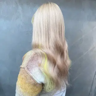 ロング ❤️‍🔥シールエク ＋カラー京❤️‍🔥のヘアスタイル