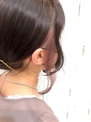 ミディアム カラー collet矢島/ ブリーチ指名No.1のヘアスタイル