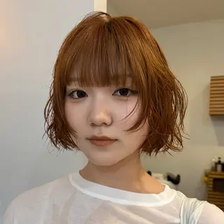 ショート misaki ボブ/ハイトーンのヘアスタイル